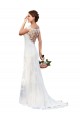Sleeveless Bateau Neck Lace Sheath Sexy Wedding Dress Newcastle
