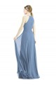 Sleeveless Halter Neck Soft Chiffon A-Line Semi Formal Evening Dress / Bridesmaid Dress Newcastle