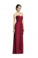 Sleeveless Burgundy Sweetheart Soft Chiffon A-Line Formal Dress / Bridesmaid Dress Newcastle