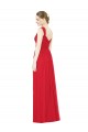 Sleeveless Red Sweetheart Chiffon A-Line Bridesmaid Dress / Evening Dress Newcastle