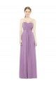 Sleeveless Dark Lavender Sweetheart Soft Chiffon A-Line Bridesmaid Dress Newcastle