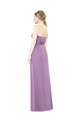 Sleeveless Dark Lavender Sweetheart Soft Chiffon A-Line Bridesmaid Dress Newcastle