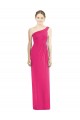 Sleeveless Azalea One Shoulder Soft Chiffon Sheath Bridesmaid Dress Newcastle