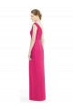 Sleeveless Azalea One Shoulder Soft Chiffon Sheath Bridesmaid Dress Newcastle