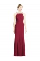Sleeveless Spaghetti Straps Soft Chiffon Mermaid Bridal Party Dress Newcastle