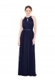 Sleeveless High Neck Soft Chiffon A-Line Bridesmaid Dress / Formal Dress Newcastle