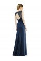 Sleeveless Illusion Neck Soft Chiffon & Lace Mermaid Bridesmaid Dress Newcastle