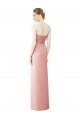 Sleeveless Bliss Pink Sweetheart Soft Chiffon A-Line High Low Bridesmaid Dress Newcastle