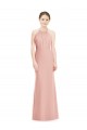 Sleeveless Halter Neck Soft Chiffon Mermaid Bridesmaid Dress Newcastle