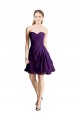 Sleeveless Purple Sweetheart Soft Chiffon A-Line Bridesmaid Dress Newcastle