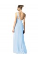 Sleeveless Light Sky Blue One Shoulder Soft Chiffon A-Line Bridesmaid Dress Newcastle
