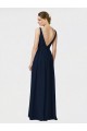 Sleeveless V-Neck Chiffon A-Line Bridesmaid Dresses / Formal Dresses Newcastle