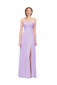 Sleeveless Lilac Sweetheart Soft Chiffon A-Line Evening Dress / Bridesmaid Dress Newcastle