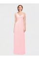 Sleeveless Pink One Shoulder Soft Chiffon A-Line Bridesmaid Dress Newcastle