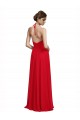 Sleeveless Red Spaghetti Straps Chiffon A-Line Bridesmaid Dress Newcastle