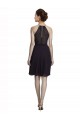 Sleeveless Grape Halter Neck Soft Chiffon A-Line Bridesmaid Dress Newcastle