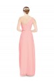 Sleeveless Salmon One Shoulder Soft Chiffon A-Line Bridal Party Dress Newcastle