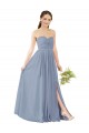 Sleeveless Sweetheart Open Back Soft Chiffon A-Line Evening Gowns / Bridesmaid Dress Newcastle