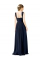 Sleeveless Square Neck Open Back Soft Chiffon A-Line Bridesmaid Dress Newcastle