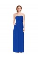 Sleeveless Sweetheart Open Back Soft Chiffon Sheath Bridesmaid Dress Newcastle