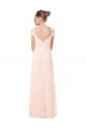 Sleeveless Off the Shoulder Keyhole Back Chiffon A-Line Bridesmaid Dress / Evening Dress Newcastle