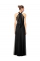 Sleeveless Hunter Halter Neck Keyhole Back Soft Chiffon A-Line Bridesmaid Dress Newcastle