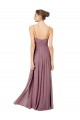 Sleeveless Spaghetti Straps Open Back Soft Chiffon A-Line Bridesmaid Gowns Newcastle