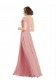 Sleeveless Bliss Pink One Shoulder Chiffon A-Line Bridesmaid Dress / Evening Dress Newcastle