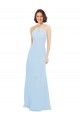 Sleeveless Halter Neck Soft Chiffon A-Line Wedding Party Dress Newcastle