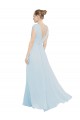 Sleeveless Sea Glass V-Neck Soft Chiffon A-Line Bridesmaid Dress Newcastle