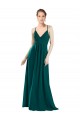 Sleeveless V-Neck Keyhole Back Chiffon A-Line Bridesmaid Dress / Evening Dress Newcastle