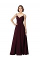 Sleeveless V-Neck Soft Chiffon A-Line Bridesmaid Gown Newcastle
