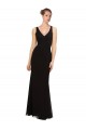 Sleeveless V-Neck Soft Chiffon Sheath Bridesmaid Gown Newcastle