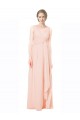Sleeveless V-Neck V-Back Chiffon A-Line Wedding Party Dress Newcastle