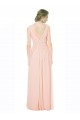 Sleeveless V-Neck V-Back Chiffon A-Line Wedding Party Dress Newcastle