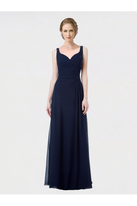 Sleeveless Sweetheart Low Back Lxue Chiffon A-Line Bridesmaid Dress Newcastle
