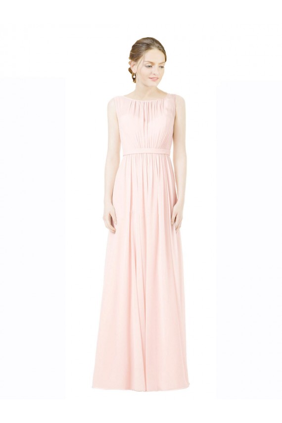 Sleeveless Sweetheart V-Back Soft Chiffon A-Line Bridesmaid Dress Newcastle