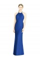 Sleeveless Halter Neck Criss Cross Back Soft Chiffon Trumpet Bridesmaid Dress Newcastle
