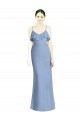 Sleeveless Spaghetti Straps Open Back Soft Chiffon A-Line Bridesmaid Dresses Newcastle