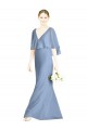Sleeveless V-Neck Soft Chiffon Trumpet Bridesmaid Dress Newcastle