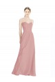Sleeveless Sweetheart Low Back Soft Chiffon A-Line Bridesmaid Dress / Formal Dress Newcastle