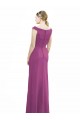 Sleeveless Boat Neck Soft Chiffon Mermaid Bridesmaid Dress Newcastle