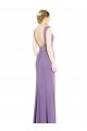 Sleeveless Boat Neck Low Back Soft Chiffon A-Line Formal Dress / Bridesmaid Dress Newcastle
