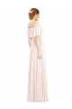 Sleeveless Off the Shoulder Soft Chiffon A-Line Formal Bridesmaid Dress Newcastle