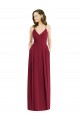 Sleeveless Spaghetti Straps Open Back Soft Chiffon A-Line Semi Formal Evening Dress / Bridesmaid Dress Newcastle