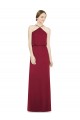Sleeveless Halter Neck Open Back Soft Chiffon A-Line Bridesmaid Dress Newcastle