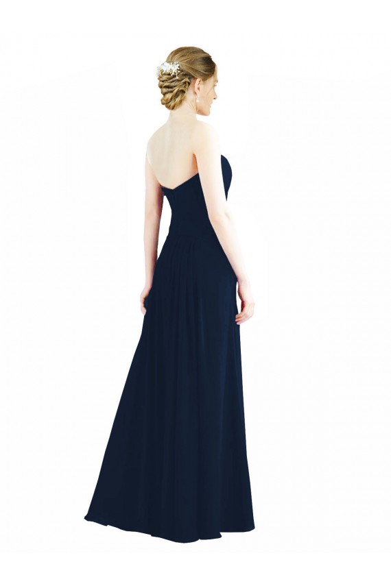 Sleeveless Smoke Green Sweetheart Soft Chiffon A-Line Bridesmaid Dress Newcastle