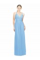 Sleeveless Spaghetti Straps Keyhole Back Chiffon A-Line Bridesmaid Dress / Evening Dress Newcastle