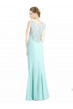 Sleeveless V-Neck Soft Chiffon & Lace Mermaid Bridesmaid Dress Newcastle
