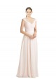 Sleeveless Sweetheart Open Back Soft Chiffon & Lace A-Line Bridesmaid Dress Newcastle